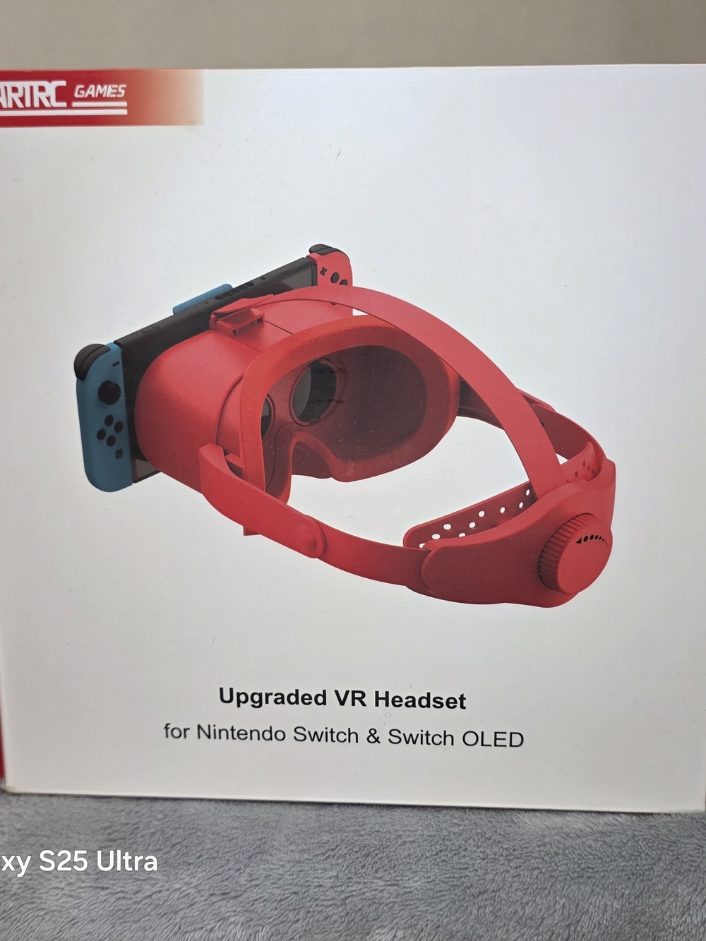 Upgraded Red VR Headset for Nintendo Switch